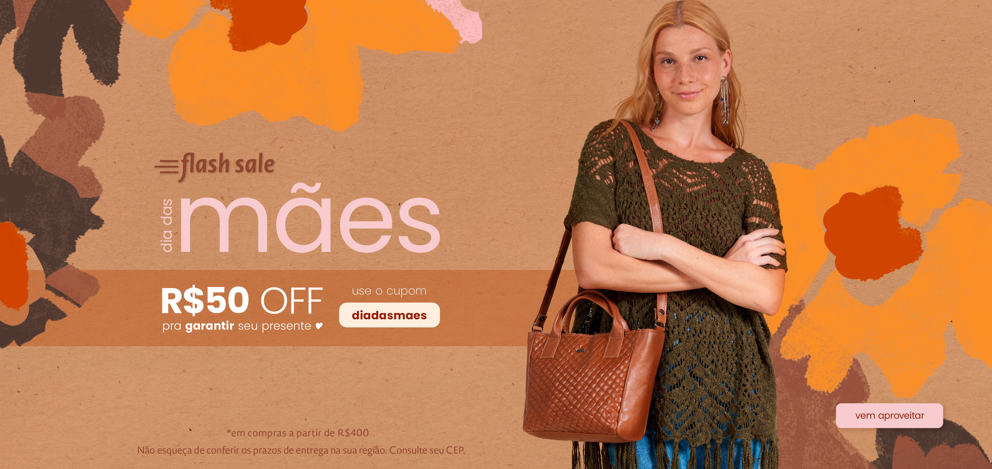 Flash sale Dia das mães